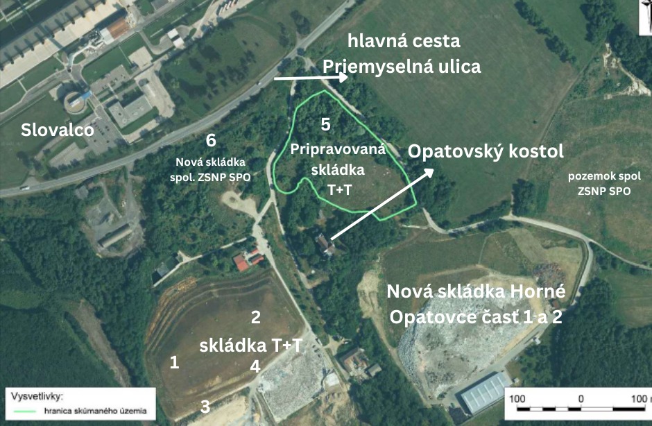 Skládka v Horných Opatovciach pri Žiari nad Hronom, v Žiarskej kotline / zdroj: FB Katarína Reiterová